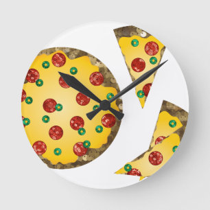 Reloj Redondo Mediano pizza secuencial