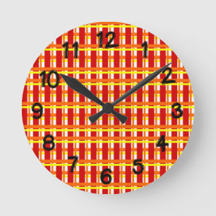 Reloj Redondo Mediano Placa cálida