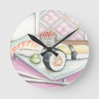 Placa de sushi surtido con palillos