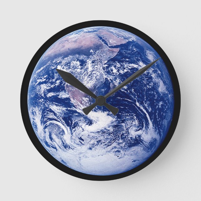 Reloj Redondo Mediano Planet Earth Amazing Space Picture (Anverso)