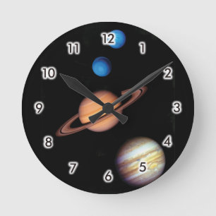 Reloj Redondo Mediano Planetas