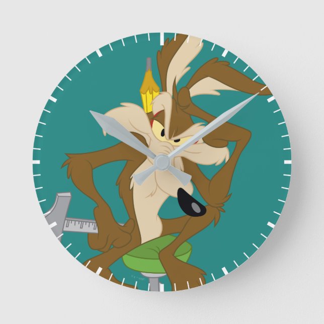 Reloj Redondo Mediano Planificación de WILE E. COYOTE™ (Anverso)