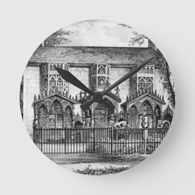 Reloj Redondo Mediano Plas Newyyd, cerca de Llangollen, País de Gales, (Anverso)