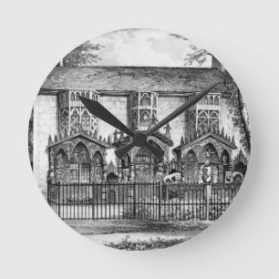 Reloj Redondo Mediano Plas Newyyd, cerca de Llangollen, País de Gales,