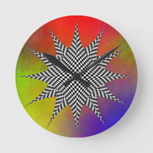 Reloj Redondo Mediano Plasma bajo control moderno por Kenneth Yoncich