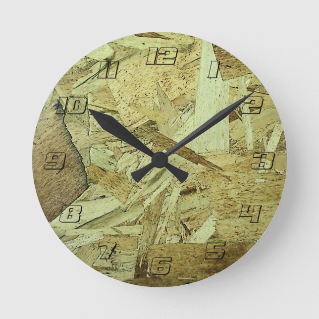 Reloj Redondo Mediano Plástico para placa de chip OSB (Anverso)