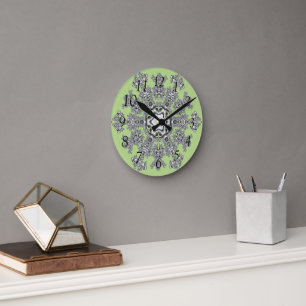 Reloj Redondo Mediano Plata