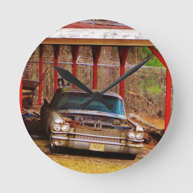 Reloj Redondo Mediano Plata Sadan 1963 Deville (Anverso)