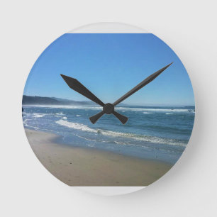 Reloj Redondo Mediano Playa Agate, Oregón
