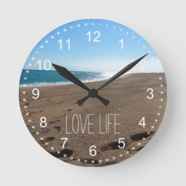 Reloj Redondo Mediano Playa con presupuesto