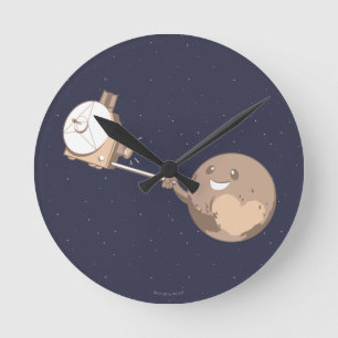 Reloj Redondo Mediano Pluto Selfie