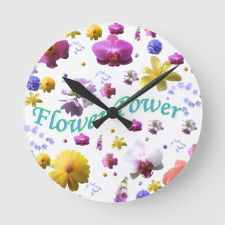 Reloj Redondo Mediano poder del flowe