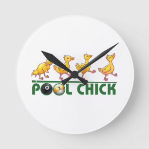 Reloj Redondo Mediano Pool Chick