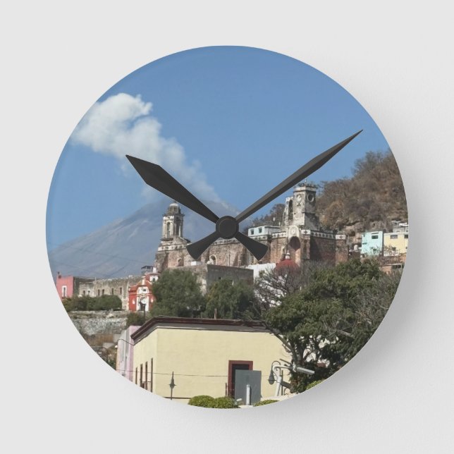 Reloj Redondo Mediano Popo saluda (Anverso)