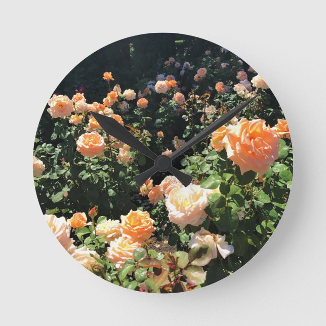 Reloj Redondo Mediano Portland Rosa Garden, OR (Anverso)