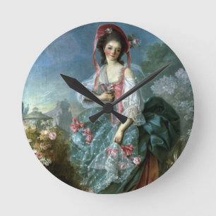 Reloj Redondo Mediano Portrait of Mademoiselle Guimard as Terpsichore, c