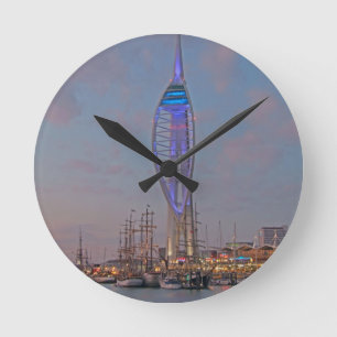 Reloj Redondo Mediano Portsmouth, Hampshire, Inglaterra