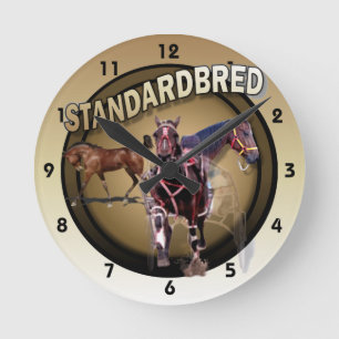 Reloj Redondo Mediano Potro a competir con