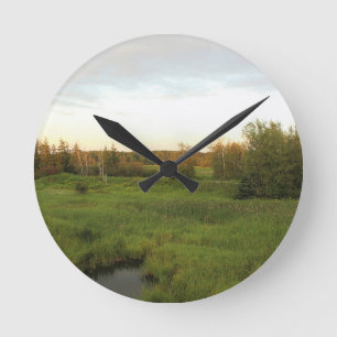 Reloj Redondo Mediano Prado soleado