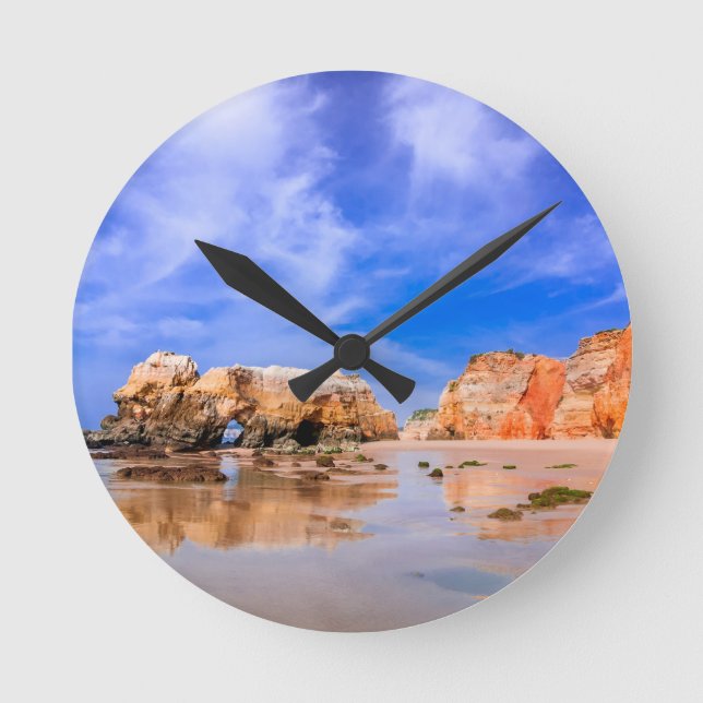 Reloj Redondo Mediano Praia da rocha Portugal (Anverso)