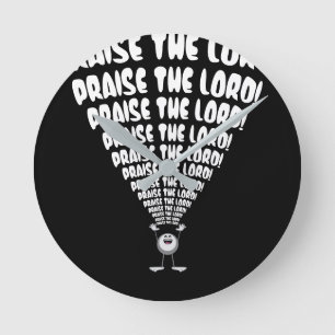 Reloj Redondo Mediano Praise The Lord Emoji