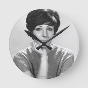 Reloj Redondo Mediano Presentación de la mujer