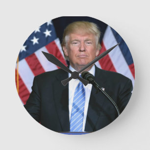 Reloj Redondo Mediano Presidente Donald Trump