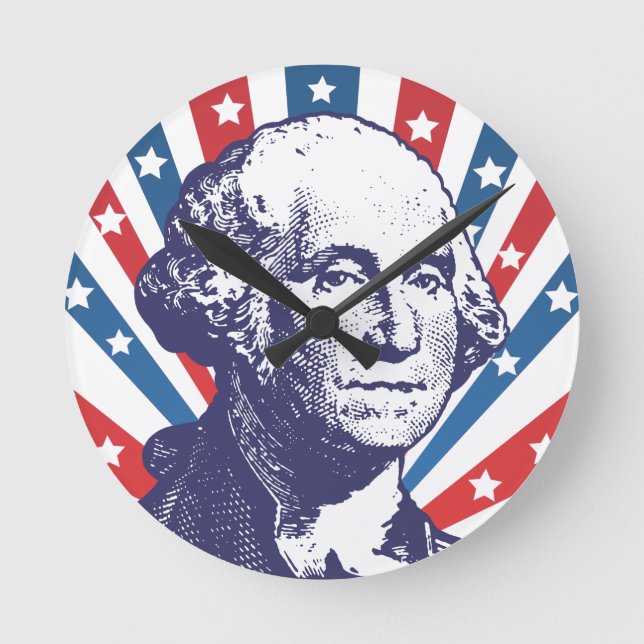 Reloj Redondo Mediano presidente George Washington (Anverso)