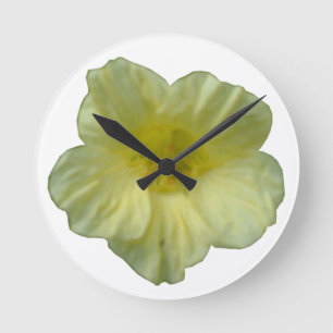 Reloj Redondo Mediano Pretty Nasturtium Wall Clock