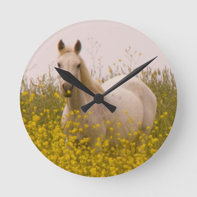 Reloj Redondo Mediano Primavera (Anverso)