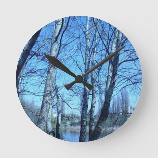 Reloj Redondo Mediano primavera inicial (Anverso)