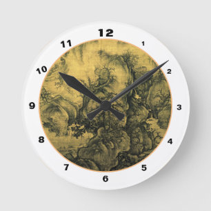 Reloj Redondo Mediano Primavera temprana y Guo Xi - China imperial y art