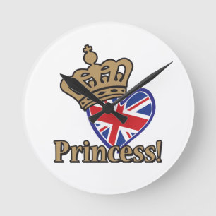 Reloj Redondo Mediano Princesa Real