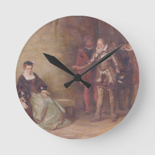Reloj Redondo Mediano Princess Elizabeth (1533-1603) at the Tower (oil o