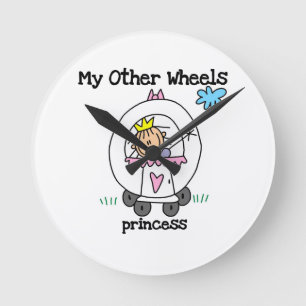 Reloj Redondo Mediano Princess Other Wheels