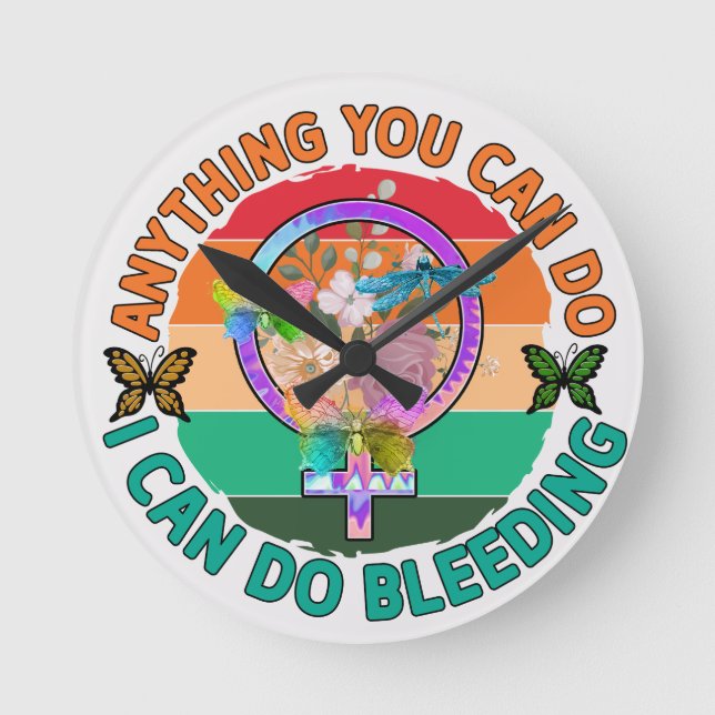 Reloj Redondo Mediano Pro-Choice (Anverso)