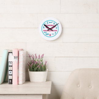 Reloj Redondo Mediano Procrastinación temporal Funny Physics Wall Clock