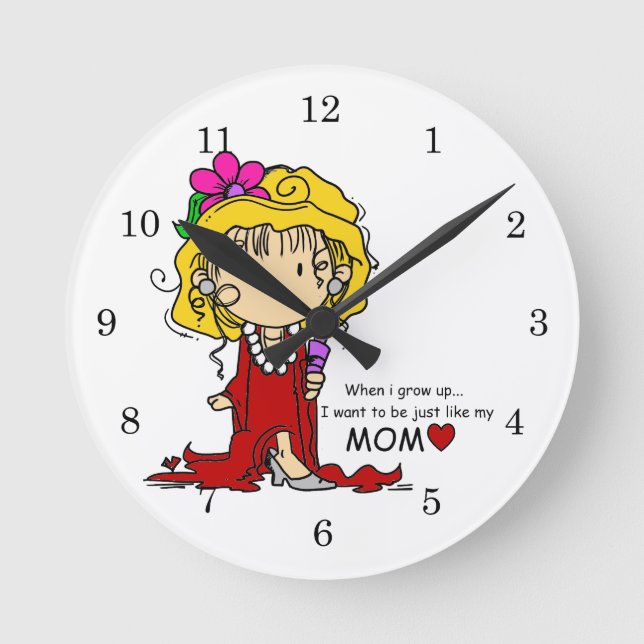 Reloj Redondo Mediano Producto del personalizar (Anverso)