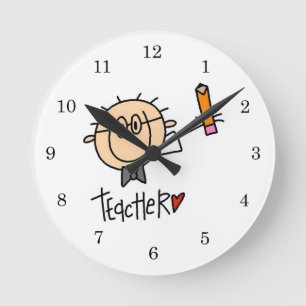 Reloj Redondo Mediano Profesor