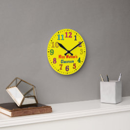Reloj Redondo Mediano Profesor de clase de aula escolar