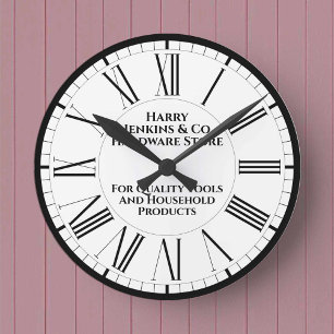 Reloj Redondo Mediano Promoción de tienda de hardware