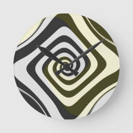 Reloj Redondo Mediano Psicodelia Hipnótica Swirl