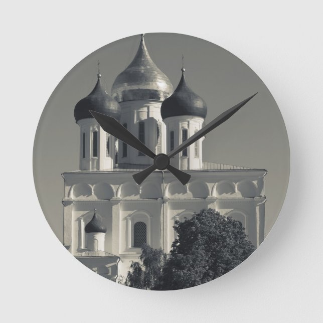 Reloj Redondo Mediano Pskov Kremlin and Trinity Cathedral (Anverso)