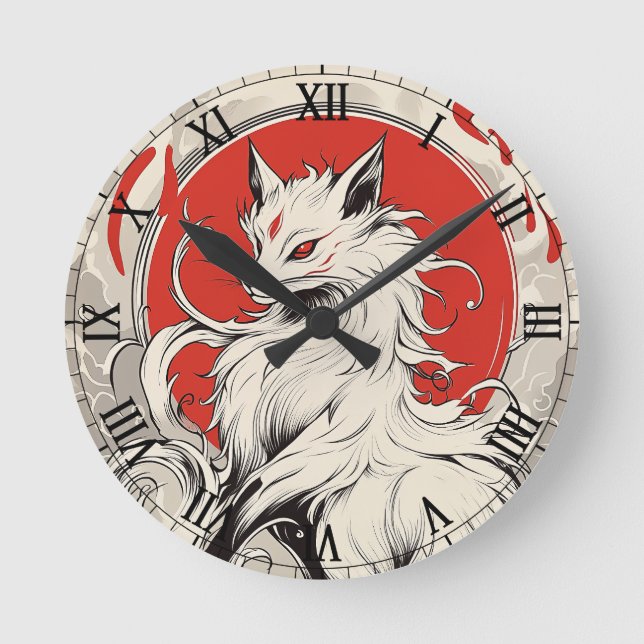 Reloj Redondo Mediano Pteropus kitsinui (Anverso)