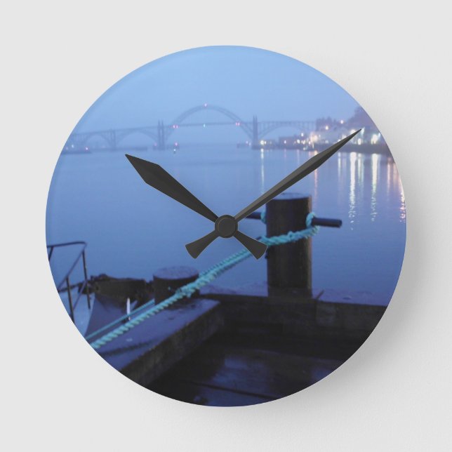 Reloj Redondo Mediano Puente de la noche (Anverso)
