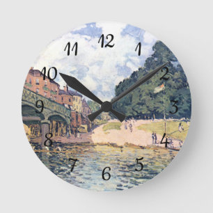Reloj Redondo Mediano Puente del Tribunal Alfred Sisley Hampton
