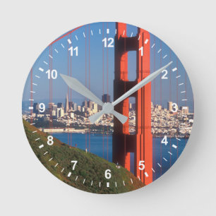 Reloj Redondo Mediano Puente Golden Gate