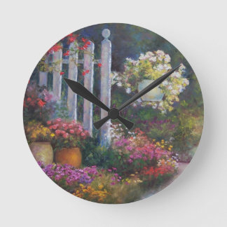 Reloj Redondo Mediano Puerta del jardín