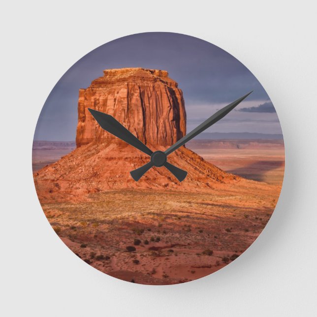 Reloj Redondo Mediano Puesta del sol (Anverso)