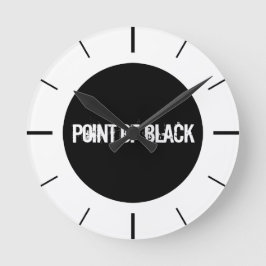 Reloj Redondo Mediano "Punto negro"